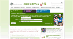 Desktop Screenshot of mychild.gov.au